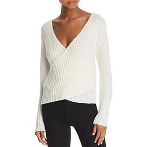 C/MEO Collective Evolution Ivory Long Sleeve Wrap Sweater - S
